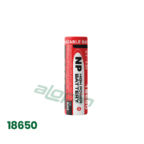 Pin Sạc National Power 18650 Đỏ (2000 mAh) - Chính Hãng