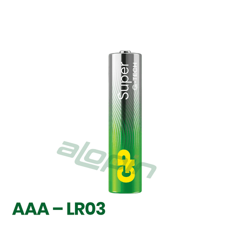Pin GP Super Alkaline AAA 1.5V (Vỉ 2 Viên) – Chính Hãng