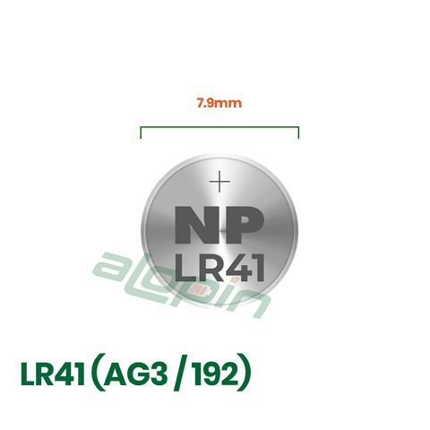 Pin National Power Alkaline LR41 (AG3 / 192) - Chính Hãng