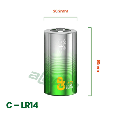 Pin GP Super Alkaline C 1.5V (Pin Trung) – Chính Hãng
