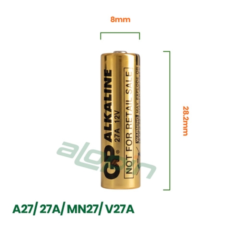 Pin GP Alkaline A27 (27A/ MN27/ V27A) - Chính Hãng