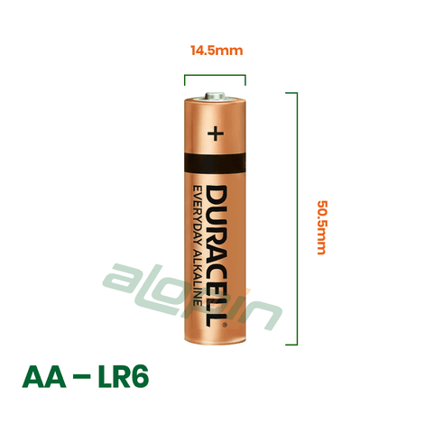 Pin Duracell Everyday Alkaline AA 1.5V (Vỉ 2 Viên) – Chính Hãng