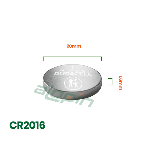 Pin Duracell CR2016 Lithium 3V (Vỉ 2 Viên) - Chính Hãng