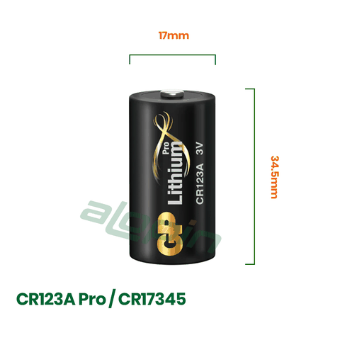 Pin GP CR123A Pro Lithium 3V - Chính Hãng