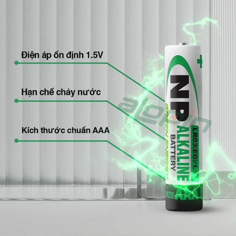 Pin National Power Alkaline AAA 1.5V (Vỉ 4 Viên) – Chính Hãng
