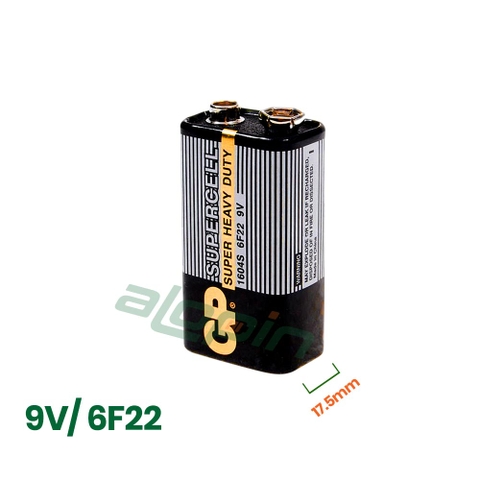 Pin GP Supercell 9V / 6F22 - Chính Hãng