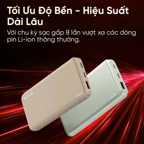 Pin Sạc Dự Phòng Maxell Semi Solid Power Bank