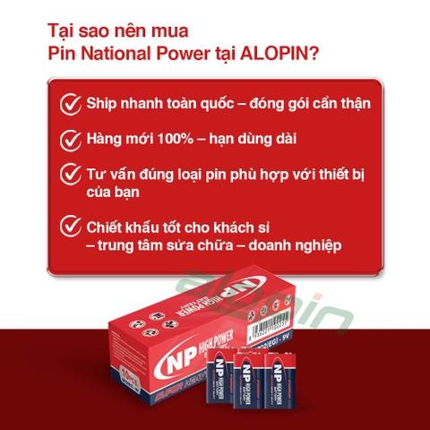 Pin National Power AA / R6P - Chính Hãng
