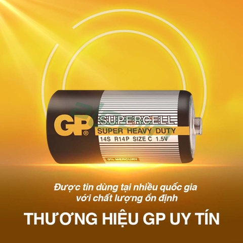 Pin GP Supercell R20S / 13S (Pin Đại) - Chính Hãng