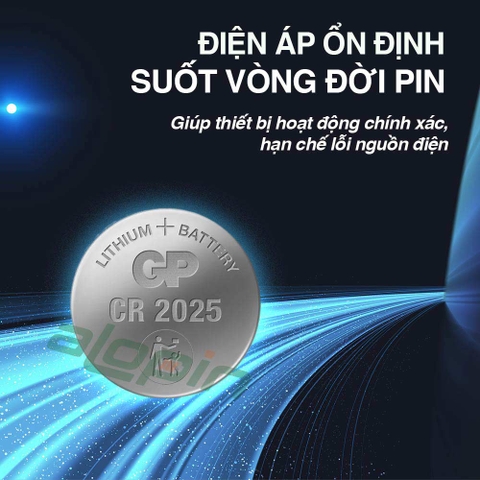 Pin GP Alkaline LR44 (AG13 / A76) - Chính Hãng
