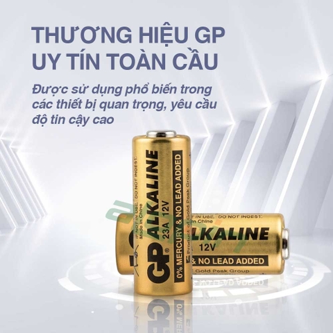Pin GP Alkaline A27 (27A / MN27 / V27A) - Chính Hãng