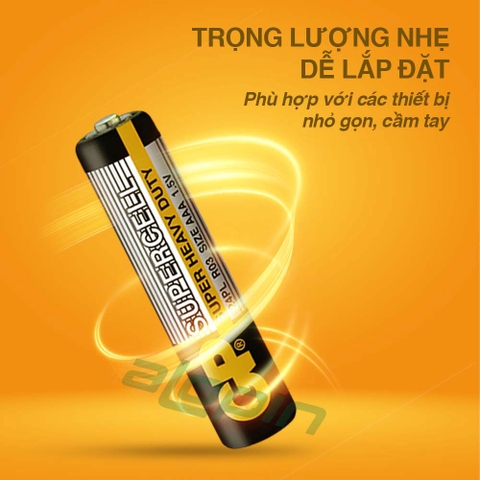 Pin GP Supercell AAA / R03 (1.5V) – Chính Hãng