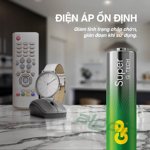 Pin GP Super Alkaline AA 1.5V (Vỉ 4 Viên) – Chính Hãng