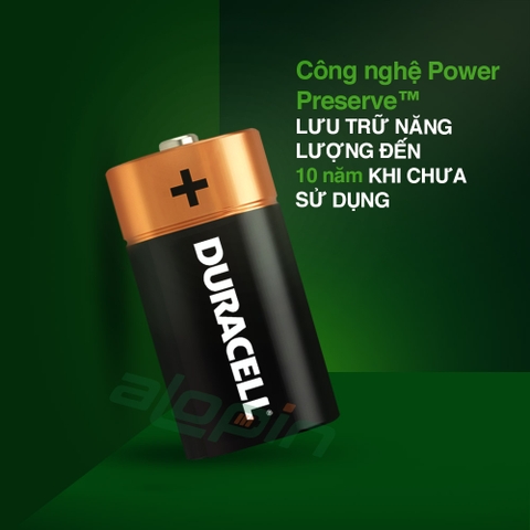 Pin Duracell Coppertop Alkaline D 1.5V (Pin Đại) - Chính Hãng