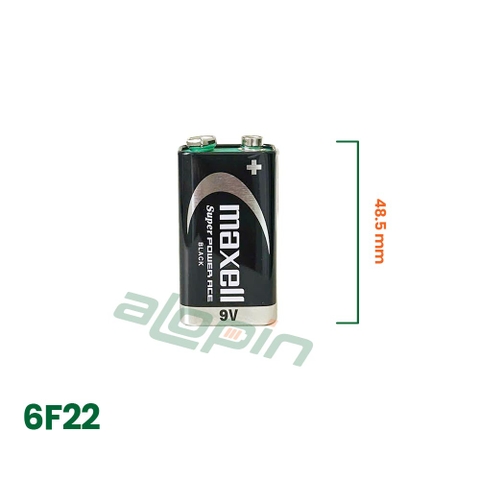 Pin Maxell 9V / 6F22 - Chính Hãng