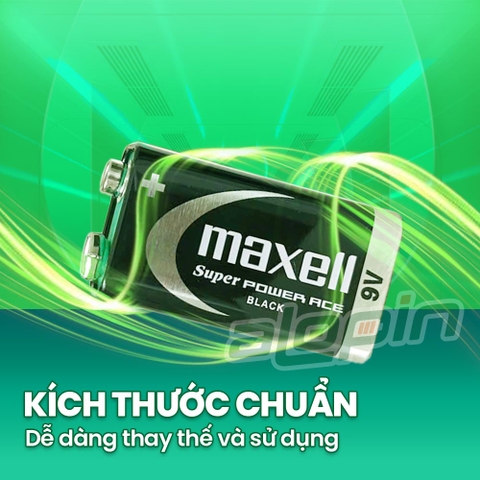 Pin Maxell 9V / 6F22 - Chính Hãng