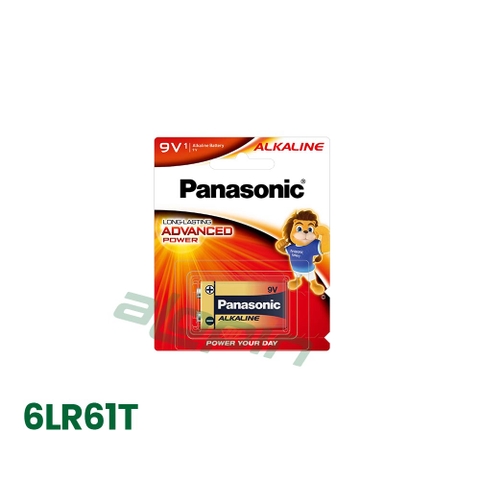 Pin Panasonic Alkaline 9V (6LR61T / 1B) - Chính Hãng