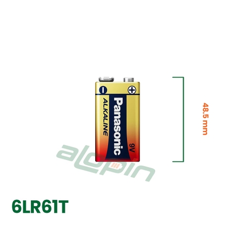Pin Panasonic Alkaline 9V (6LR61T / 1B) - Chính Hãng