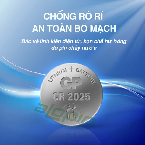 Pin GP CR2025 Lithium 3V - Chính Hãng
