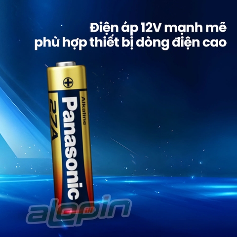 Pin Panasonic Alkaline A27 (LRV27A / 1BPA / 27A) - Chính Hãng