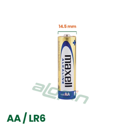 Pin Maxell Alkaline AA/ LR6 1.5V (Vỉ 2 Viên) - Chính Hãng