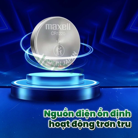 Pin Maxell CR1220 Lithium 3V - Chính Hãng