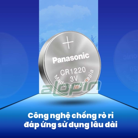 Pin Panasonic CR1220 Lithium 3V - Chính Hãng