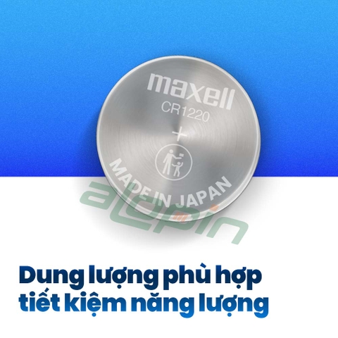 Pin Maxell CR1220 Lithium 3V - Chính Hãng