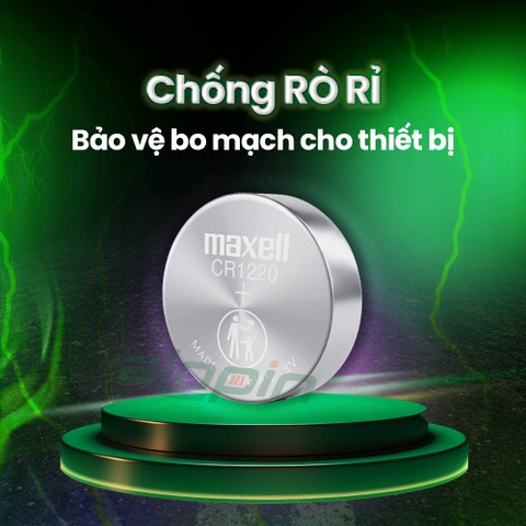 Pin Maxell CR1220 3V (Vỉ 1 Viên) - Chính Hãng