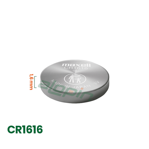 Pin Maxell CR1616 Lithium 3V (Vỉ 1 Viên) - Chính Hãng