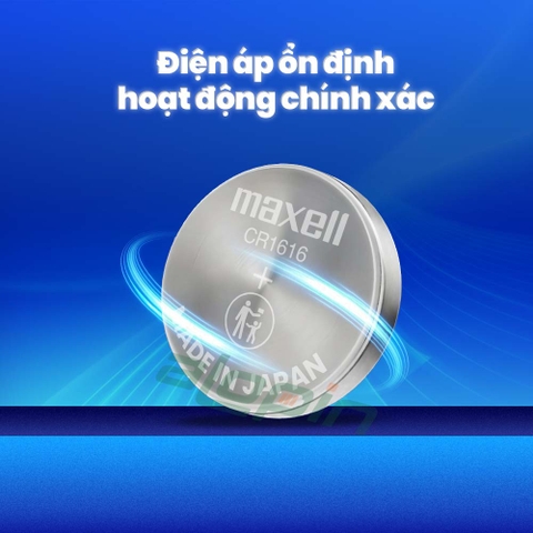 Pin Maxell CR1616 Lithium 3V - Chính Hãng