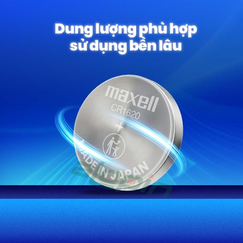 Pin Maxell CR1620 Lithium 3V - Chính Hãng