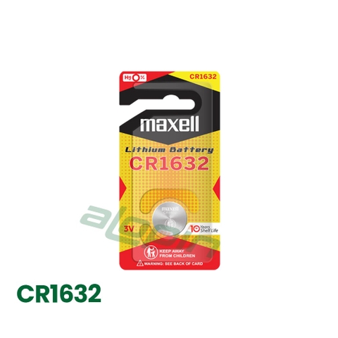 Pin Maxell CR1632 Lithium 3V (Vỉ 1 Viên) - Chính Hãng