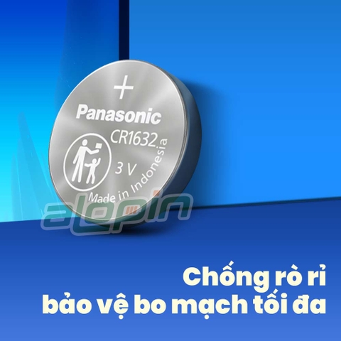 Pin Panasonic CR1632 Lithium 3V - Chính Hãng
