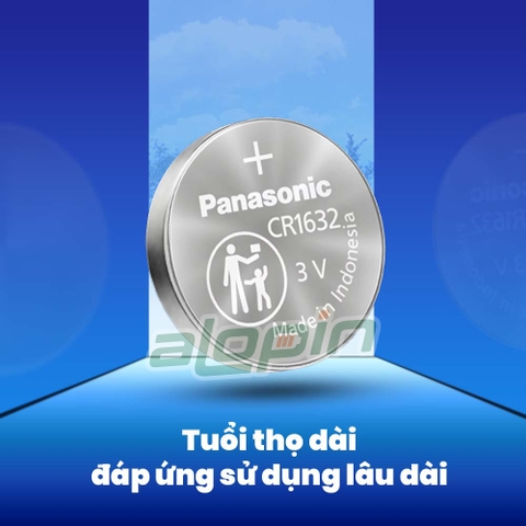 Pin Panasonic CR1632 Lithium 3V - Chính Hãng