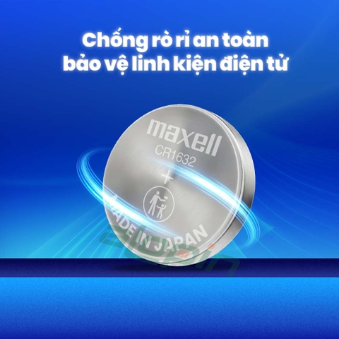 Pin Maxell CR1632 Lithium 3V - Chính Hãng