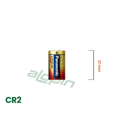 Pin Panasonic Lithium CR2 (CR - 2W / 1BE) - Chính Hãng