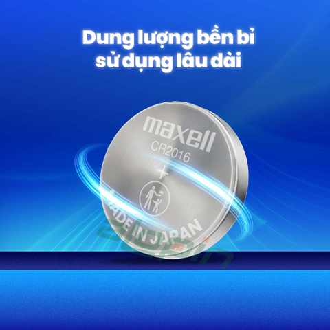 Pin Maxell CR2016 Lithium 3V - Chính Hãng