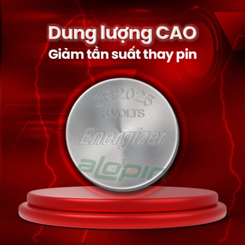 Pin Energizer CR2025 Lithium 3V - Chính Hãng