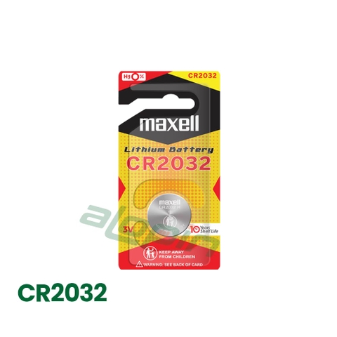 Pin Maxell CR2032 Lithium 3V (Vỉ 1 Viên) - Chính Hãng