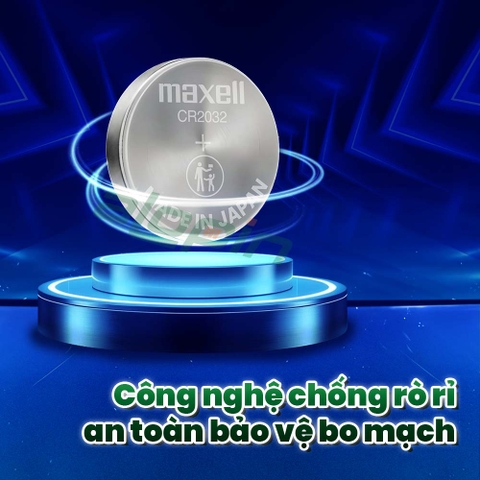 Pin Maxell CR2032 Lithium 3V - Chính Hãng