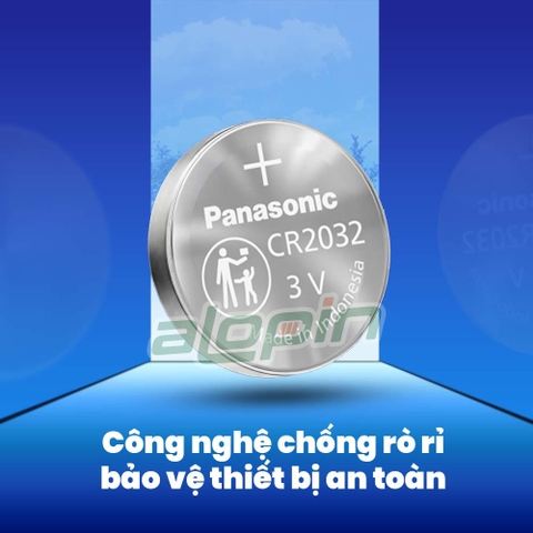Pin Panasonic CR2032 Industrial (Công Nghiệp) 3V - Chính Hãng