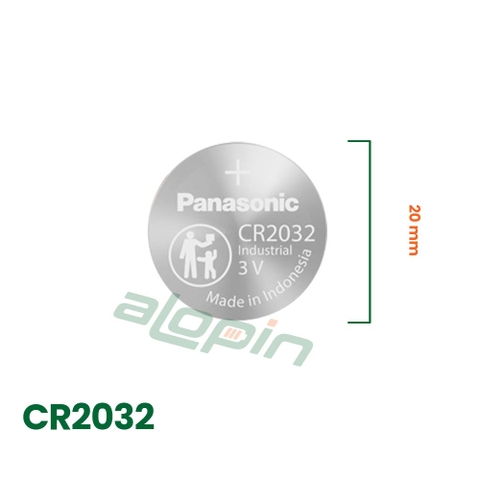Pin Panasonic CR2032 Industrial (Công Nghiệp) 3V - Chính Hãng