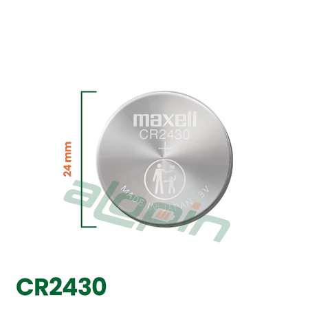 Pin Maxell CR2430 Lithium 3V (Vỉ 1 Viên) - Chính Hãng
