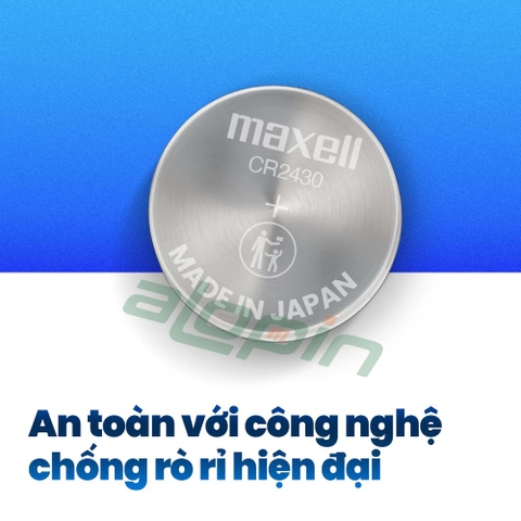 Pin Maxell CR2430 Lithium 3V - Chính Hãng