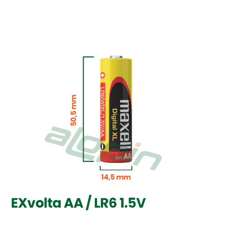 Pin Maxell EXvolta Premium Alkaline AA/ LR6 1.5V (Vỉ 2 Viên) - Chính Hãng