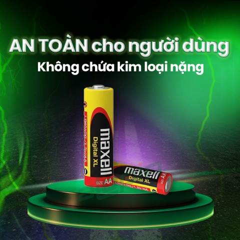 Pin Maxell EXvolta Premium Alkaline AA/ LR6 1.5V (Vỉ 2 Viên) - Chính Hãng