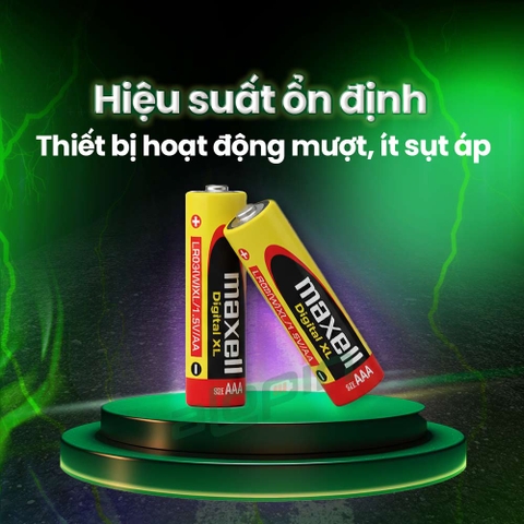 Pin Maxell EXvolta Premium Alkaline AAA/ LR03 1.5V (Vỉ 2 Viên) - Chính Hãng
