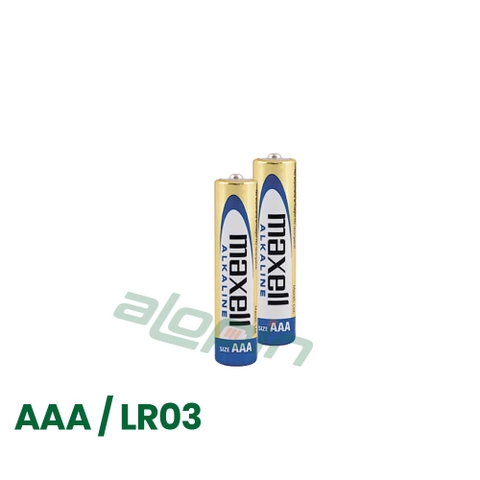 Pin Maxell Alkaline AAA / LR03 1.5V (Vỉ 2 Viên) - Chính Hãng
