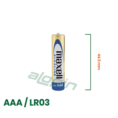 Pin Maxell Alkaline AAA / LR03 1.5V (Vỉ 2 Viên) - Chính Hãng